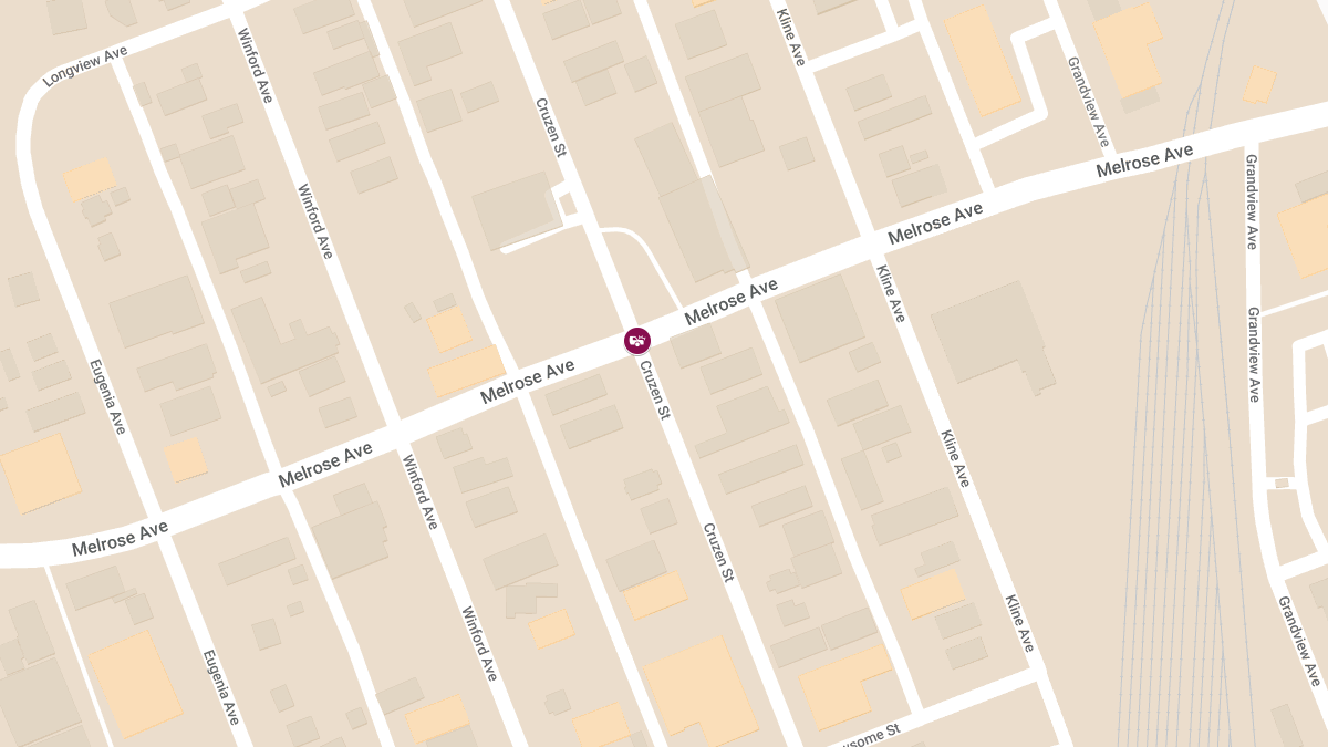 Crash at Melrose Ave & Cruzen St Results in Injuries