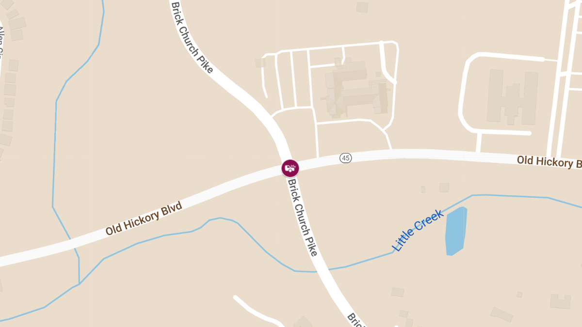 Crash at Old Hickory Blvd & Brick Church Pike Causes Injuries