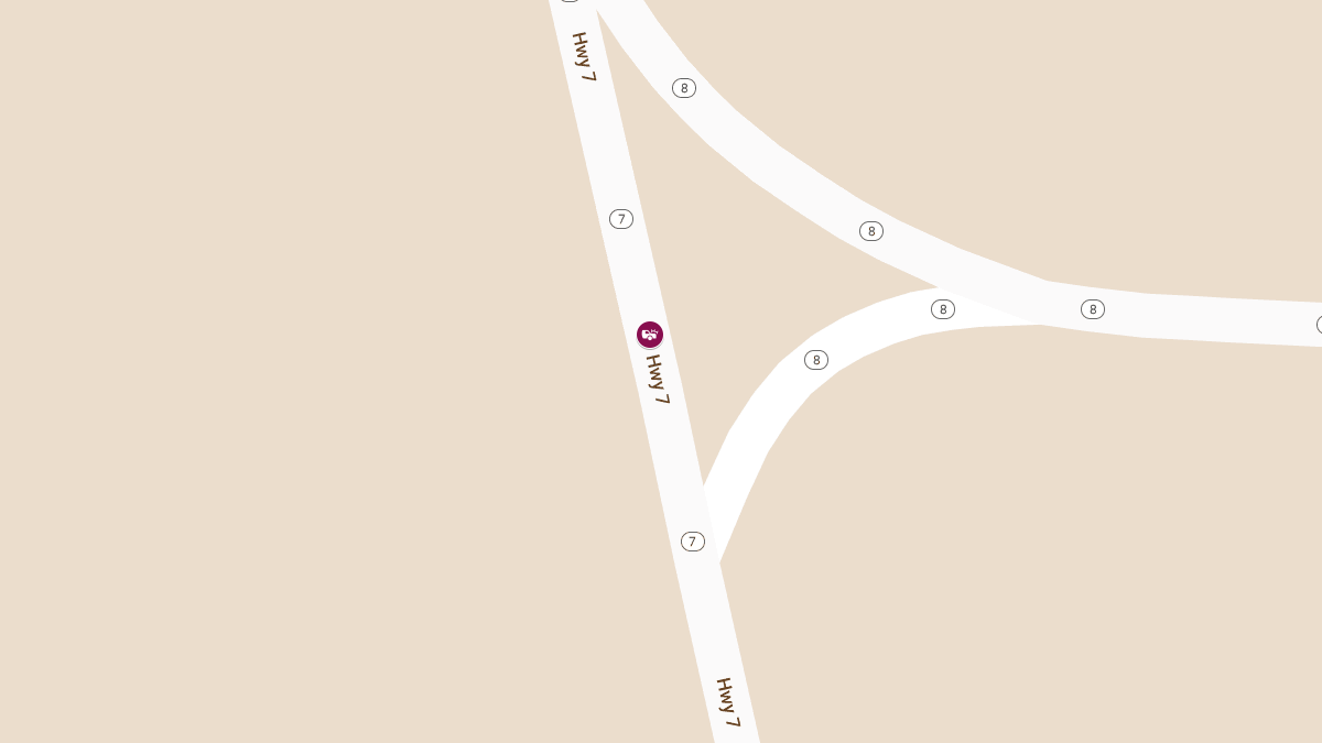 Crash at SB State Highway 7 approximately 0.5 miles west of State Highway 8 Causes Injuries