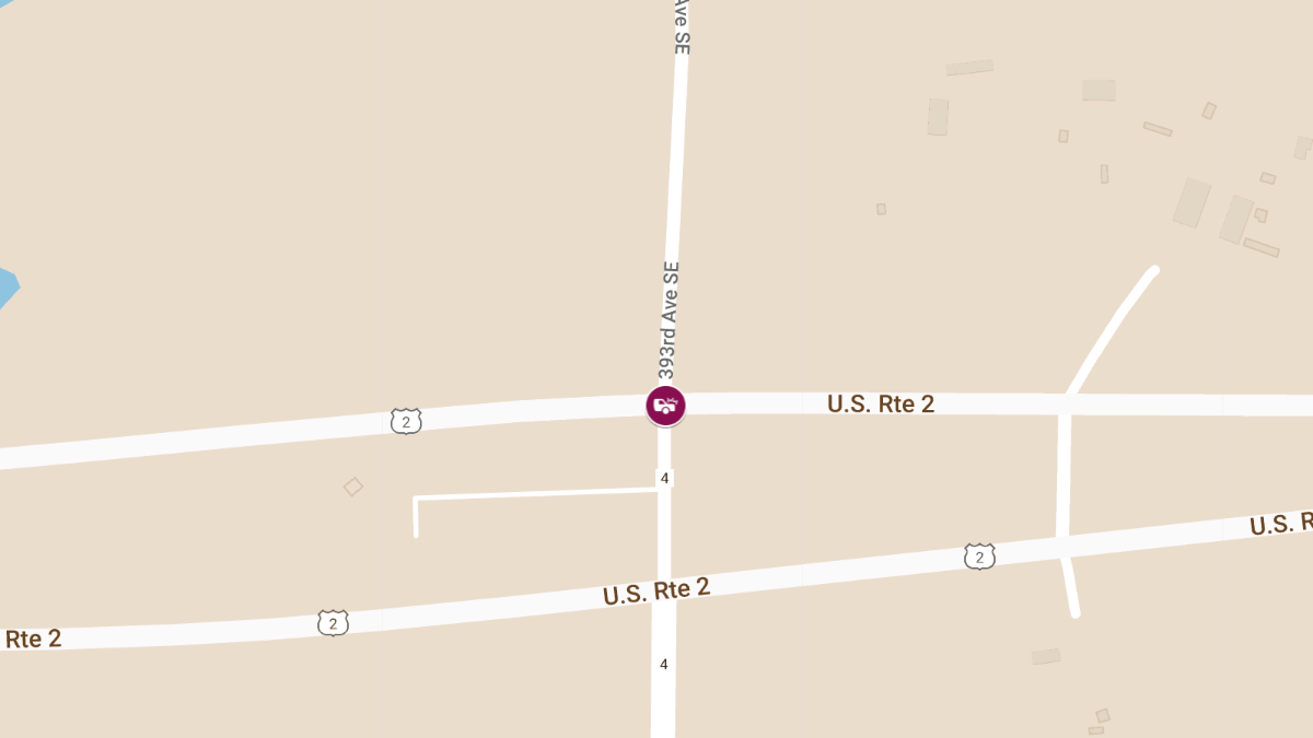 Crash on Highway 2 at Polk County Rd 4 Causes Injuries