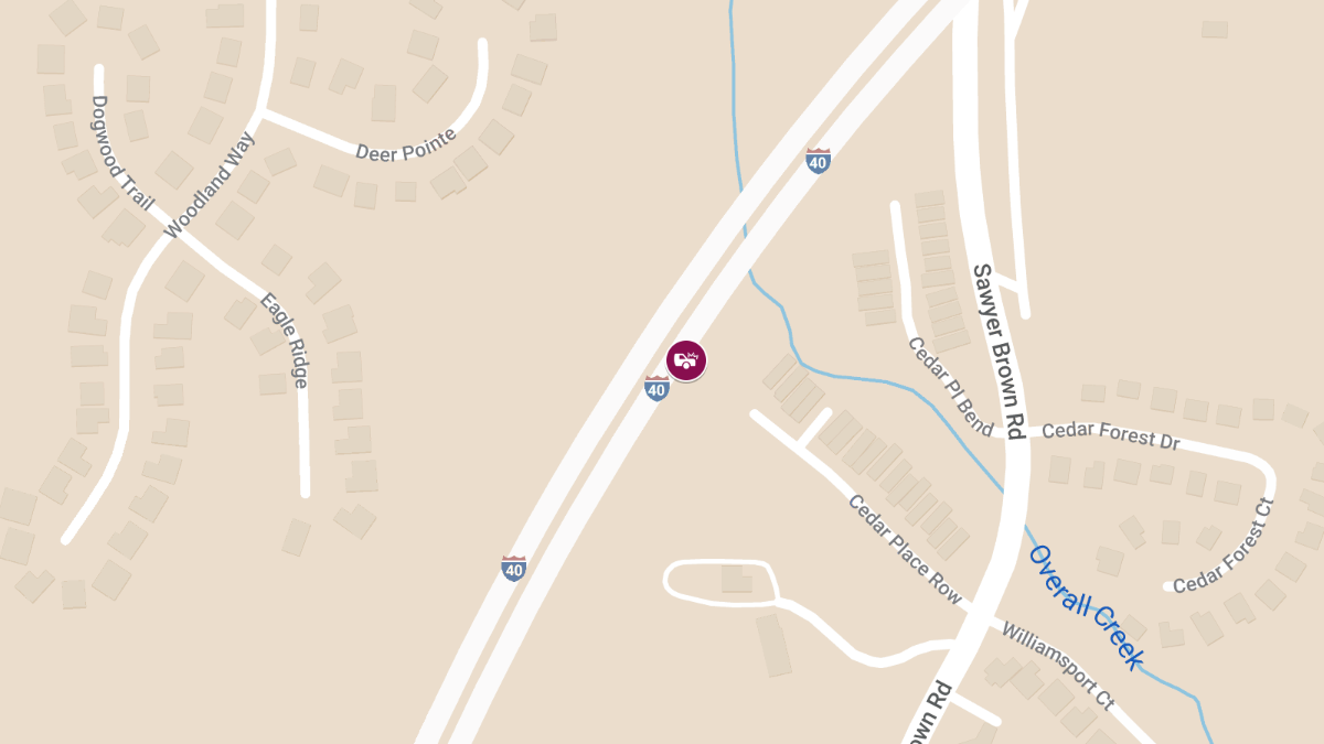 Crash on I-40 West at Mile Marker 196 Leads to Injuries