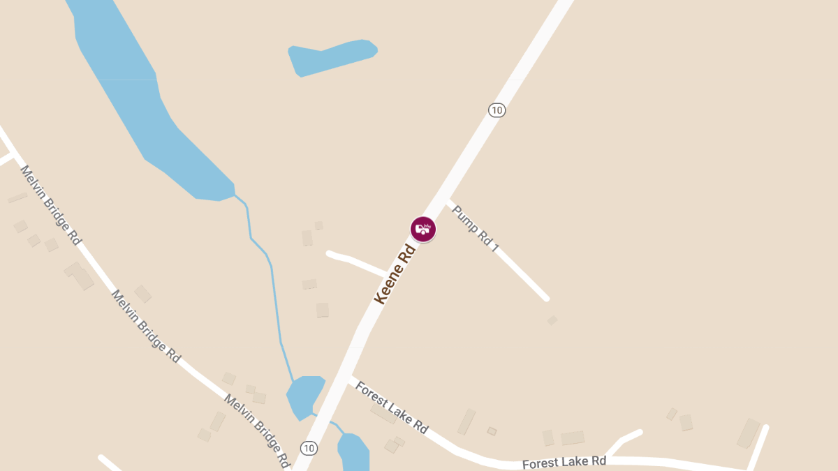 Crash with Entrapment at 470 Keene Rd