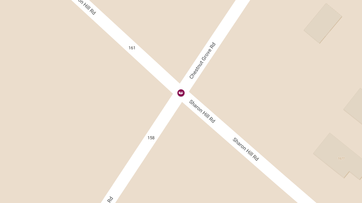 Crash with Entrapment at Sharon Hill Rd & Chestnut Grove Rd