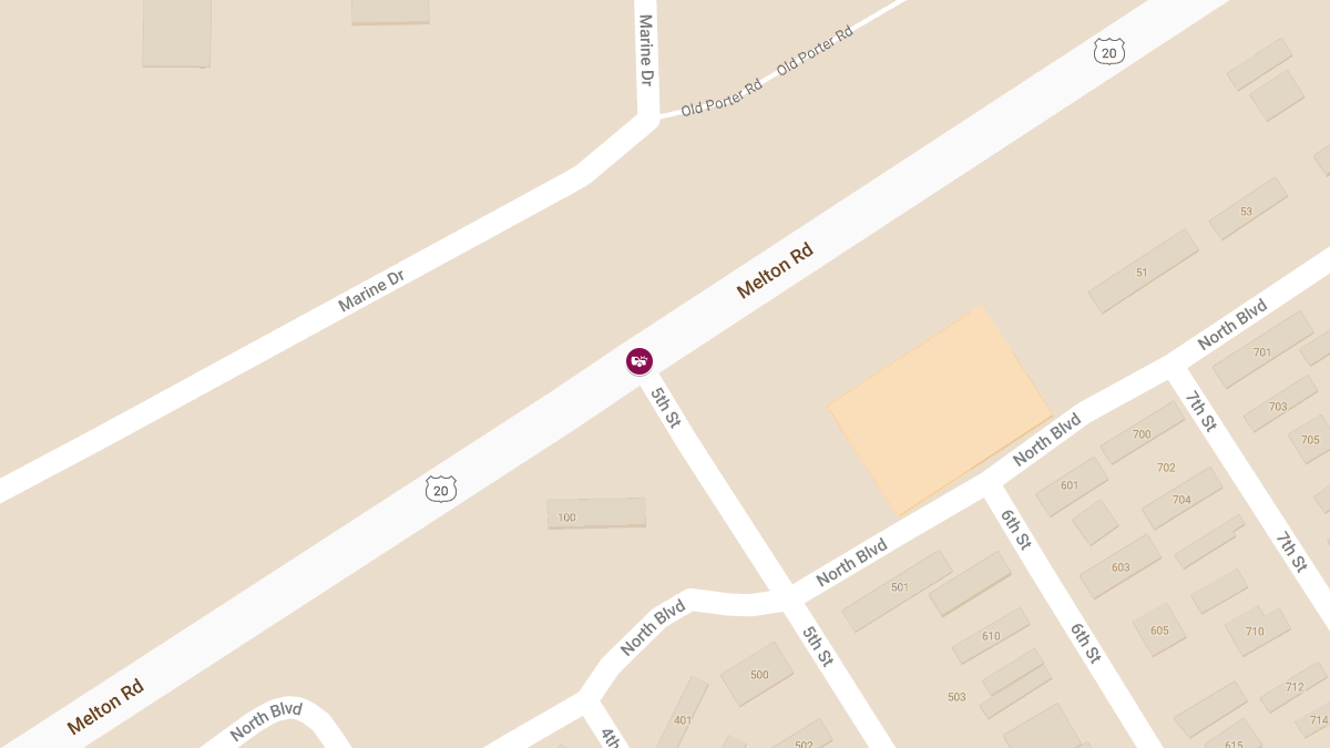 Crash with Injuries Reported at US 20 & 5th St