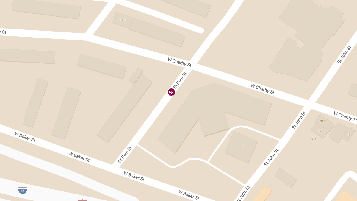 Crash with Injuries at 1000 St Paul St