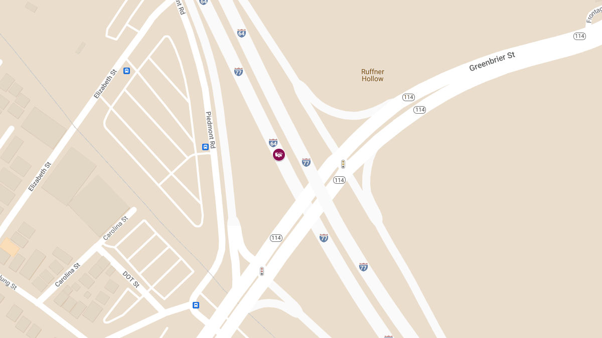 Crash with Injuries at 58 I64W C