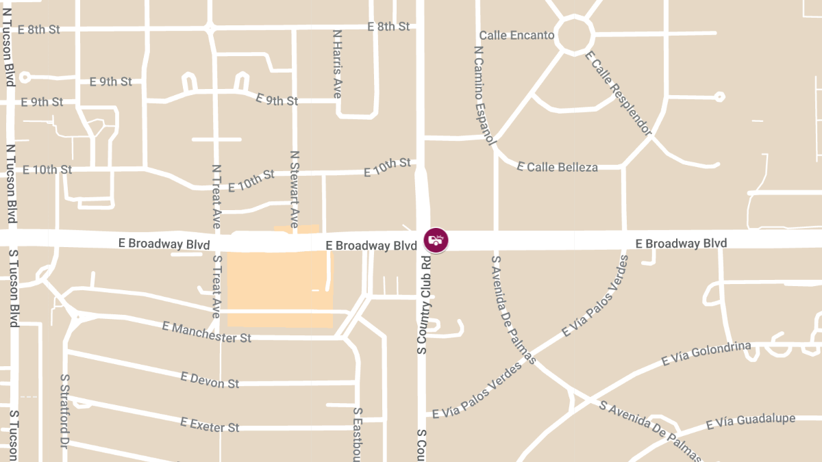 Crash with Injuries at Broadway & Country Club