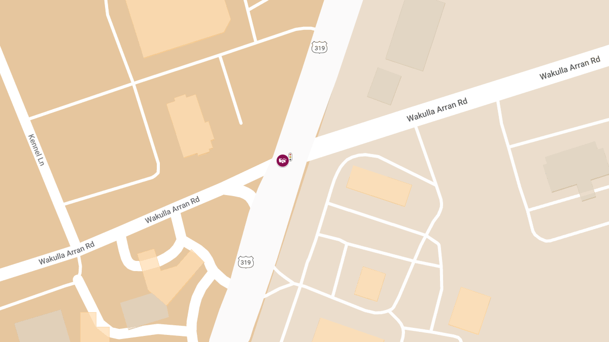 Crash with Injuries at Crawfordville Hwy and Wakulla-Arran Rd