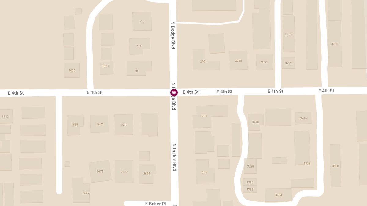 Tucson, AZ – Crash with Injuries at Dodge Blvd & 4th St