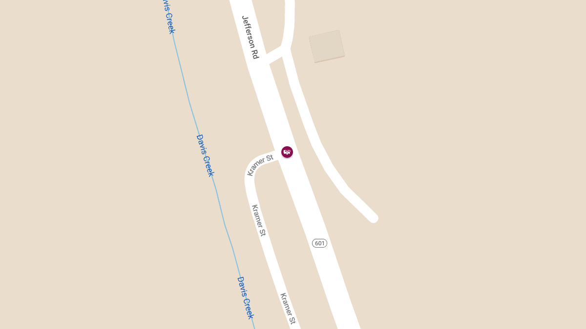 Crash with Injuries at Jefferson Rd & Kramer St