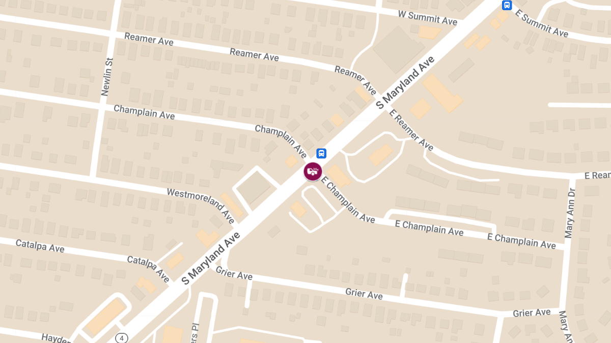 Crash with Injuries at Maryland Ave & Champlain Ave