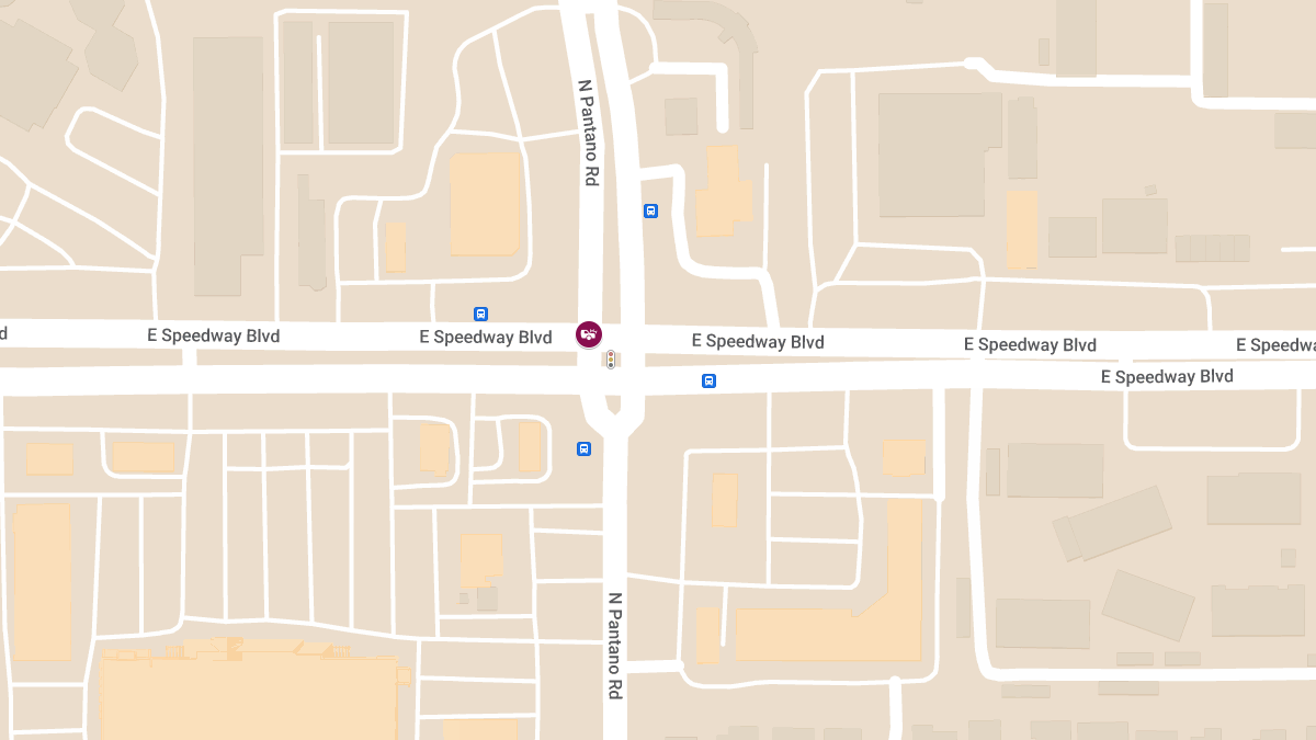 Crash with Injuries at N Pantano Rd and E Speedway Blvd