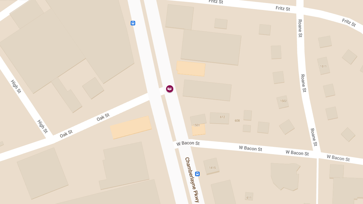 Crash with Injuries at Oak St & Chamberlayne Pkwy