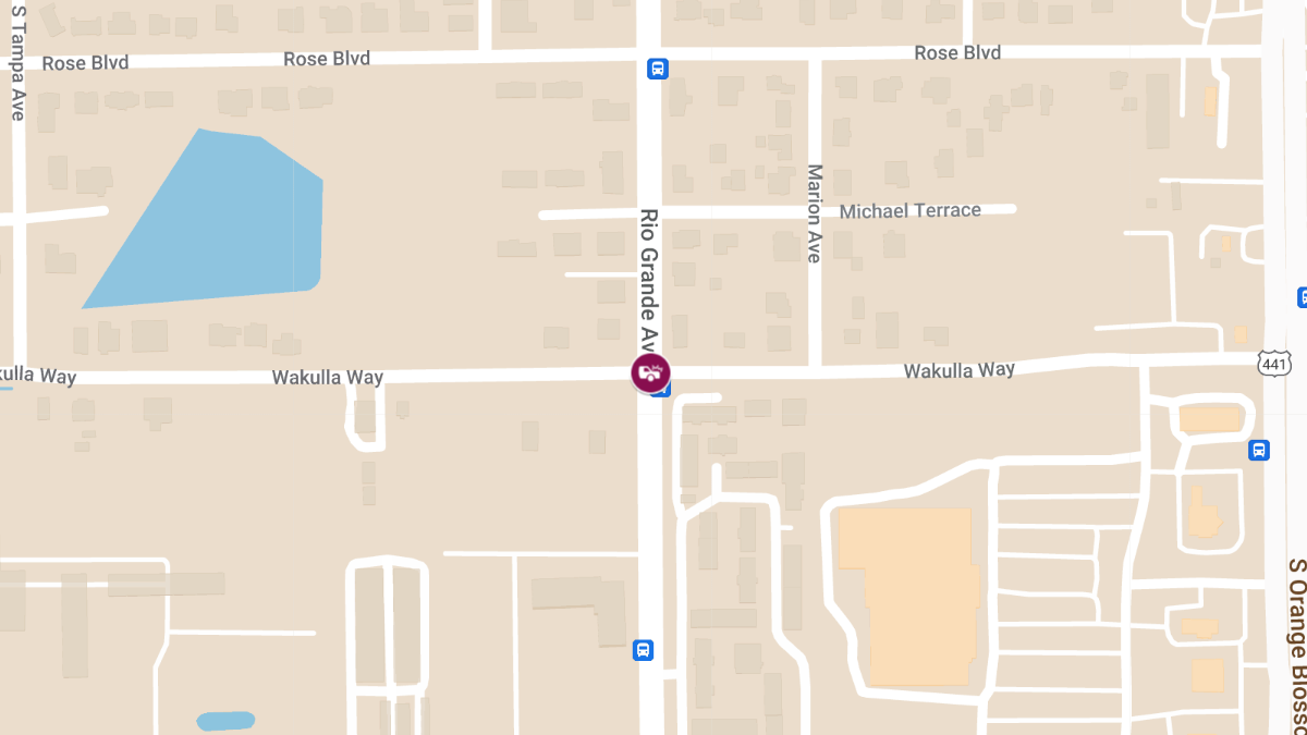 Crash with Injuries at Rio Grande Ave S & Wakulla Way