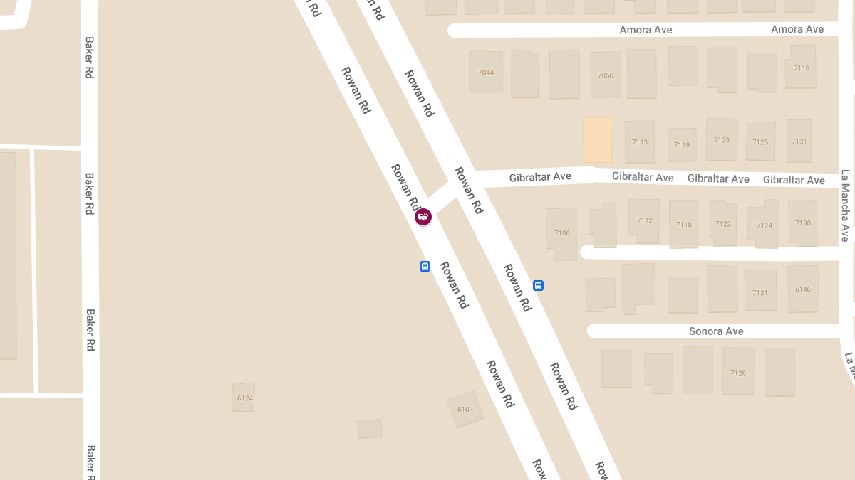 Crash with Injuries at Rowan Rd & Gibraltar Ave