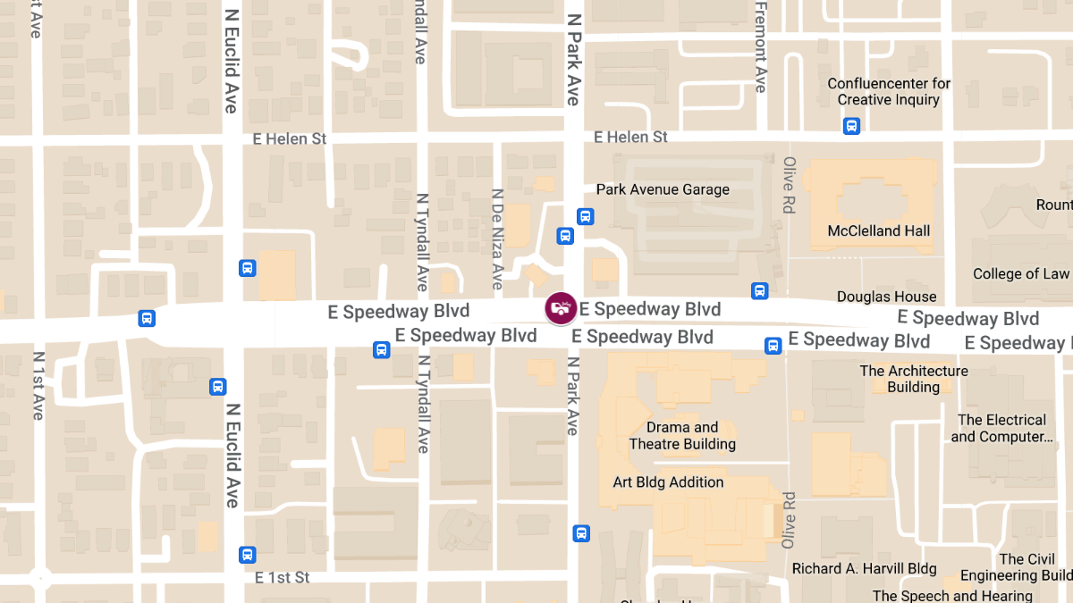 Crash with Injuries at Speedway Blvd & Park Ave