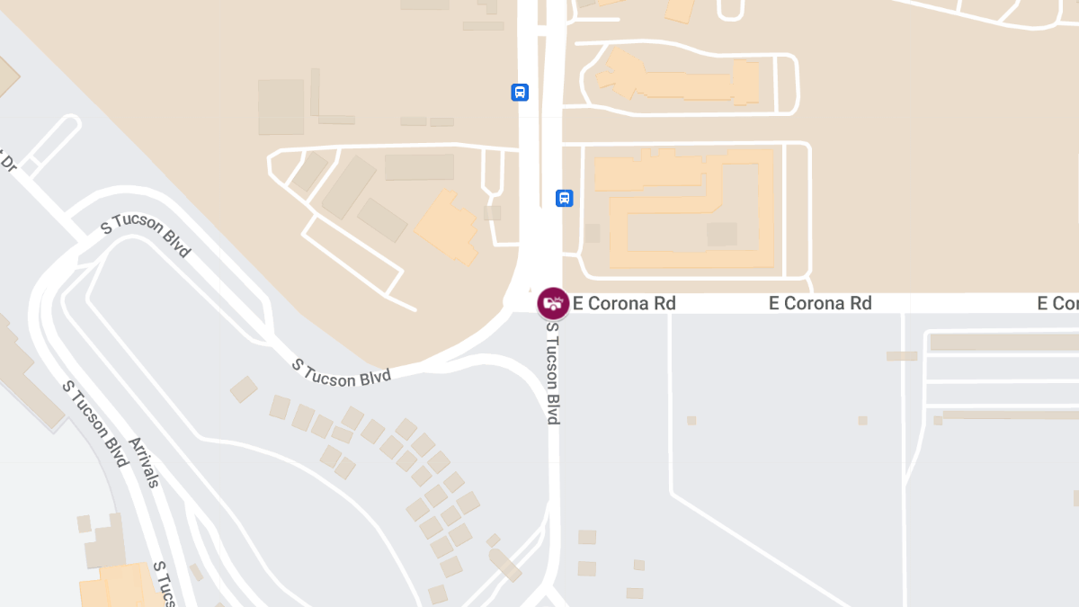 Crash with Injuries at Tucson Blvd & Corona Rd