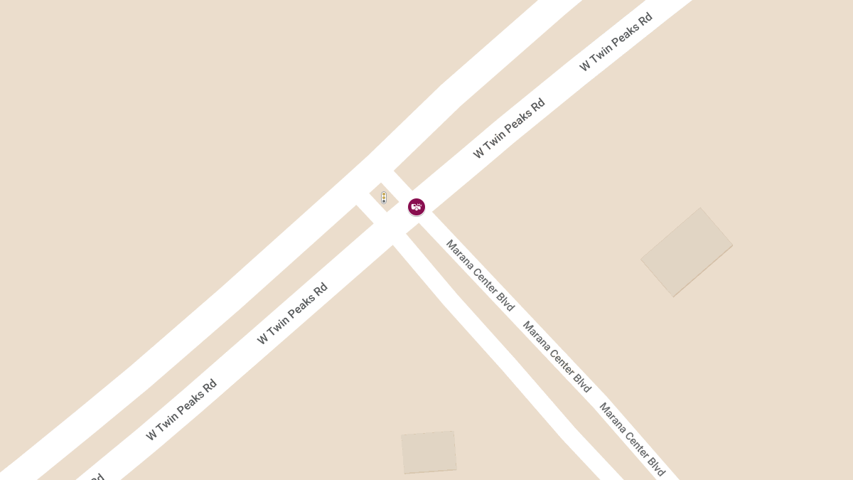 Crash with Injuries at Twin Peaks Rd & Marana Center Blvd