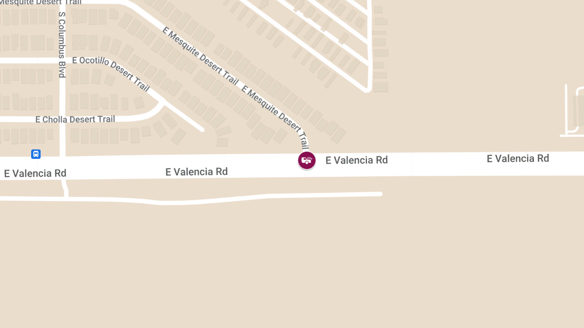 Crash with Injuries at Valencia Rd & Mesquite Desert Trl