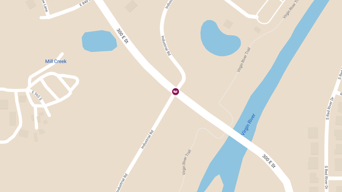 Crash with Injuries at Washington Fields Rd & Industrial Rd