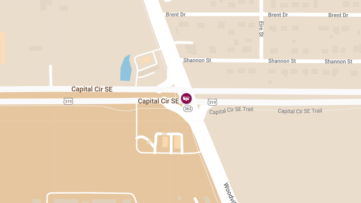 Crash with Injuries at Woodville Hwy & Capital Cir SE