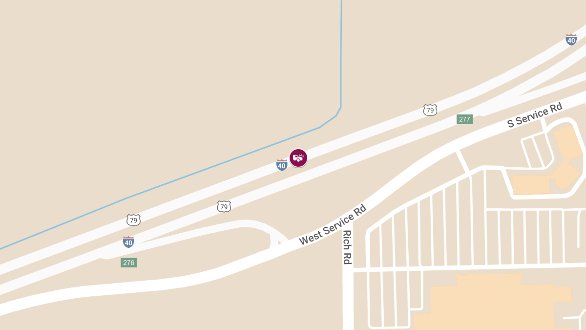 Crash with Injuries on EB I-40 Near Mile Marker 265.9