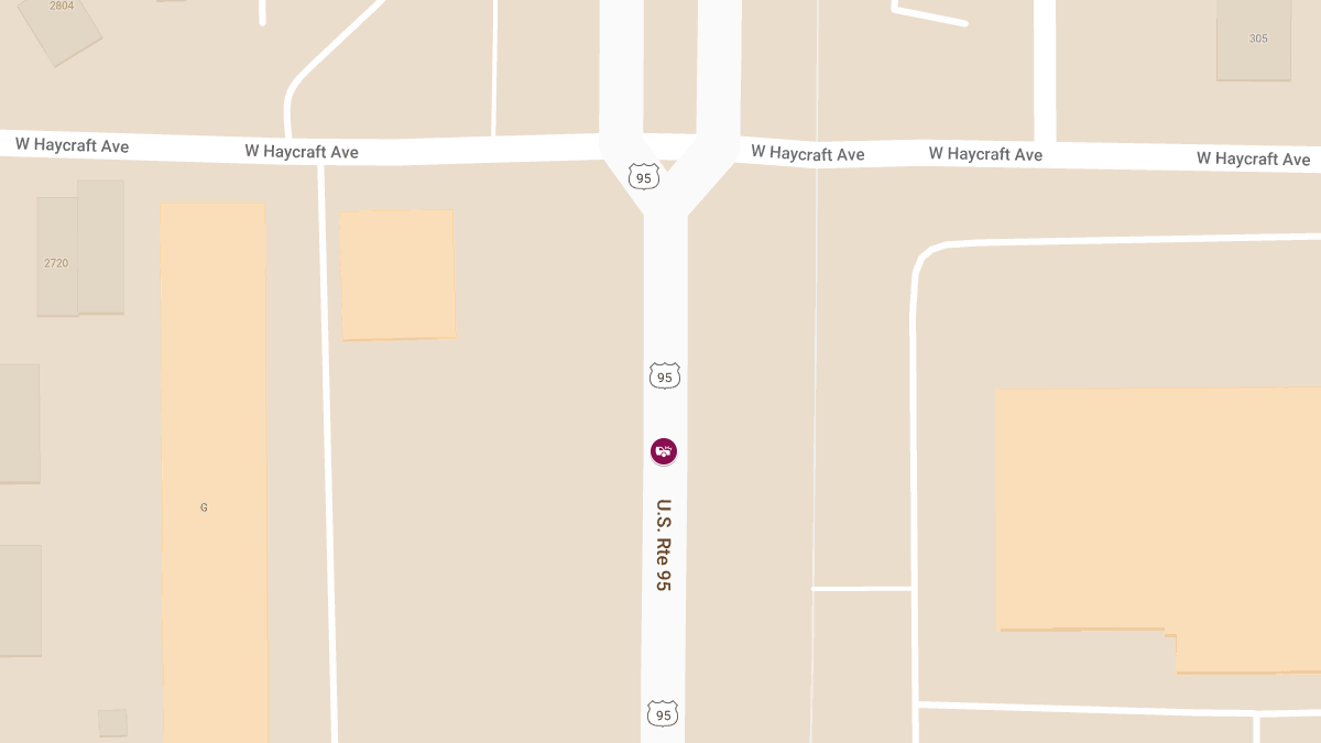 Crash with Injuries on Hwy 95 at MM 420