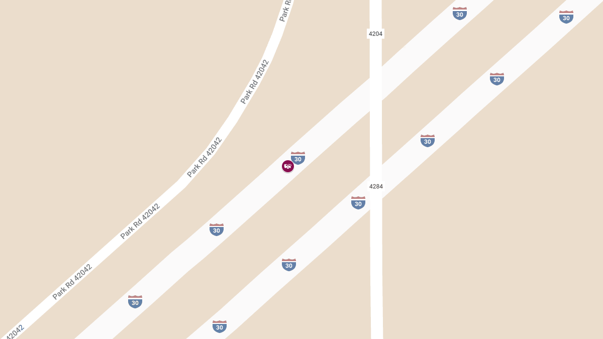 Crash with Injuries on I-30 Eastbound Near MM 100.7
