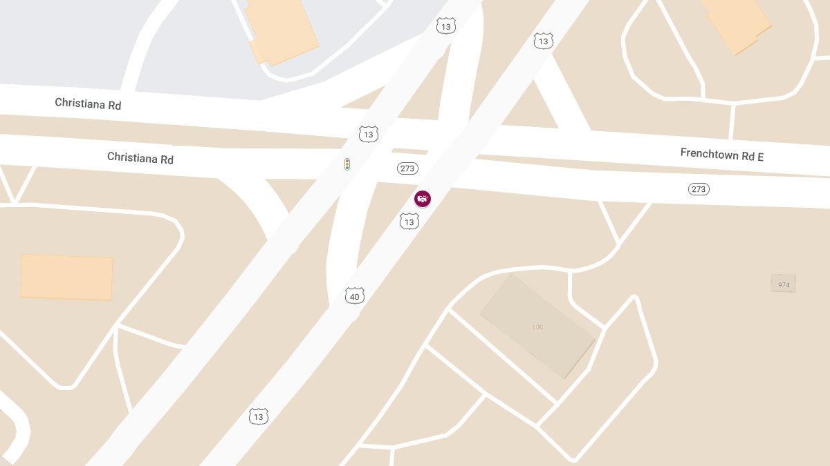 Crash with Injuries on Route 13 at Hares Corner