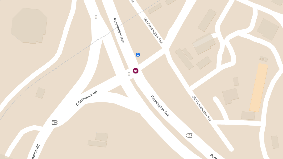 Crash with Possible Entrapment at Pennington Ave and Ordnance Rd