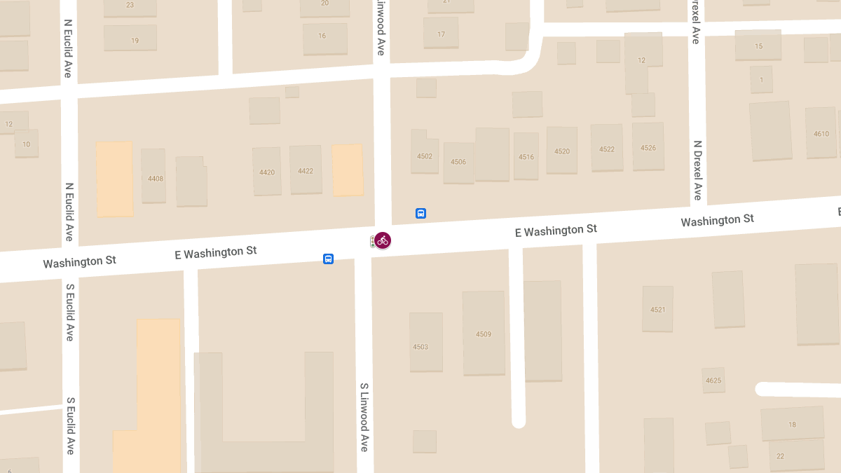 Cyclist Injured in Hit-and-Run at E Washington St & N Linwood Ave