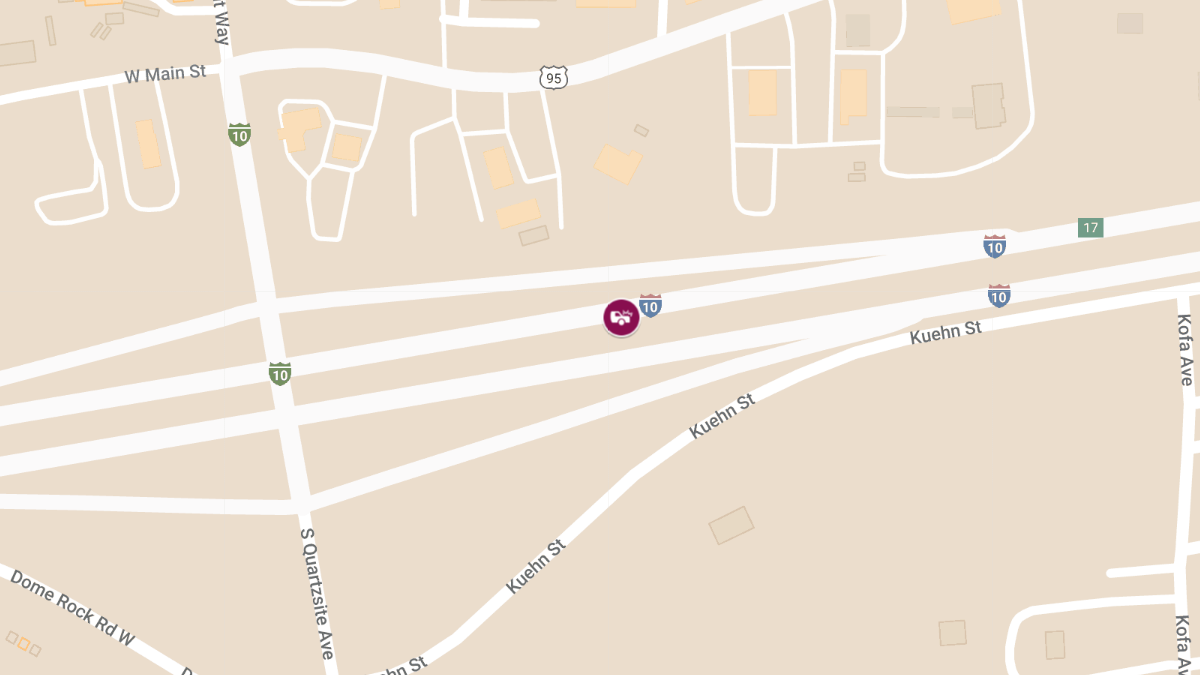 Deadly Crash Closes I-10 EB Near Quartzsite Ave