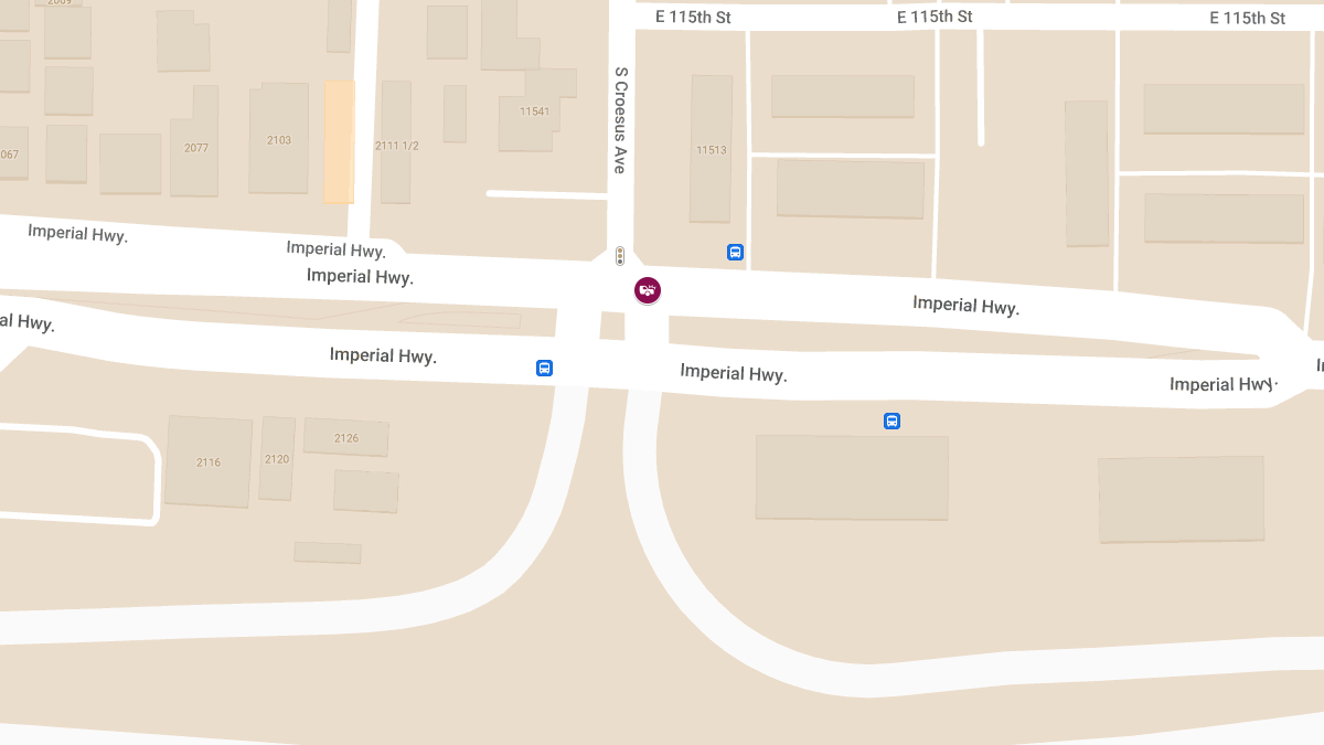 Deputy Involved in Crash at E Imperial Hwy & Croesus Ave