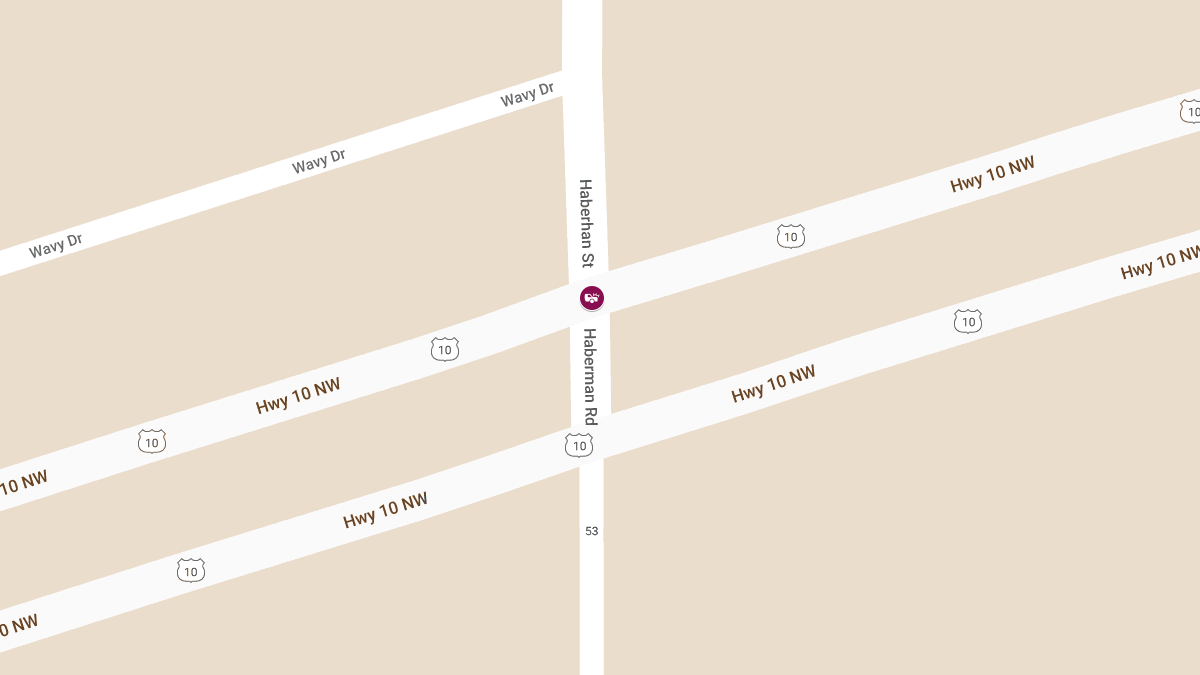 Fatal Accident at U.S Highway 10 & Haberhan Rd