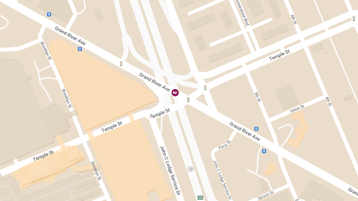 Fatal Accident on Lodge Freeway at Grand River Ave