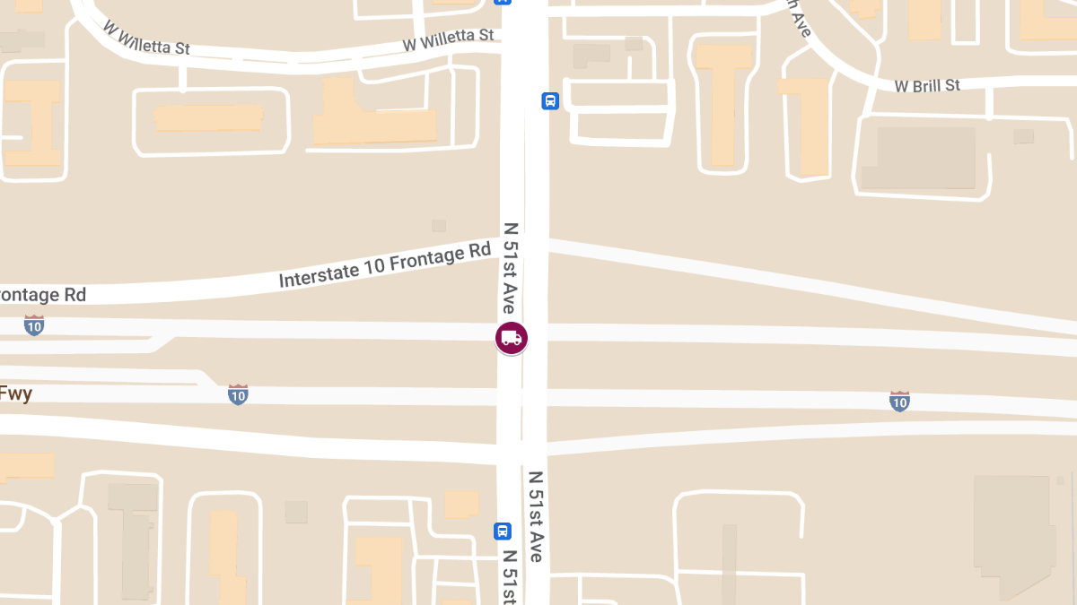 Fatal Crash Involving Semi-Truck and Car on 51st Ave Near I-10