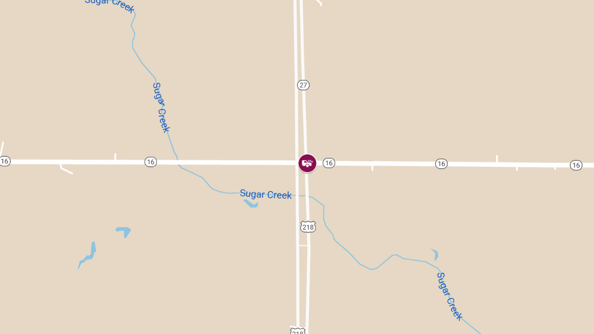 Fatal Crash Reported at Highway 218 and Highway 16