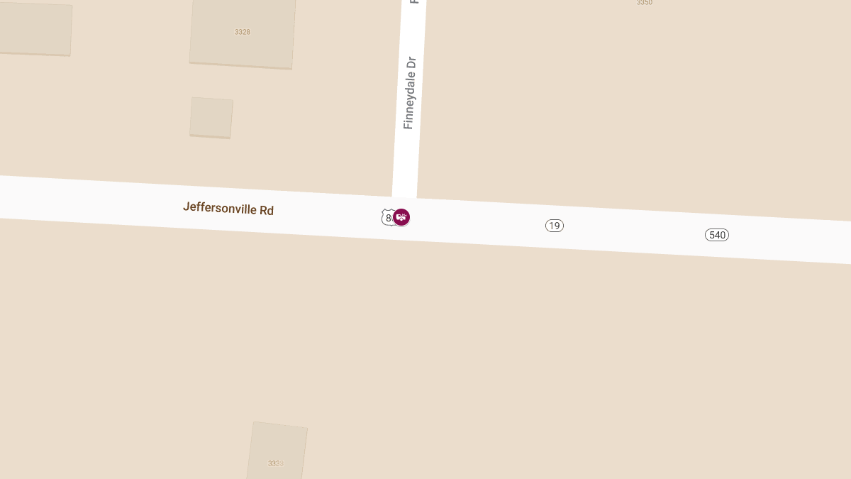 Fatal Crash at Jeffersonville Rd & Finneydale Dr
