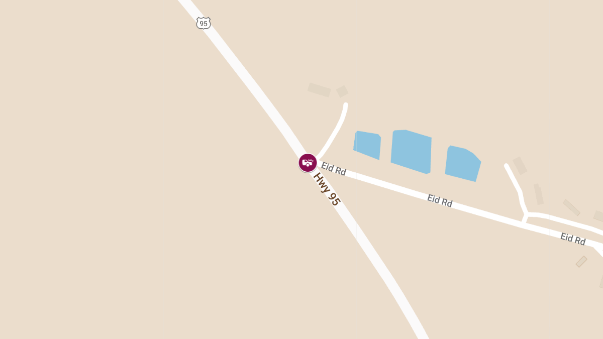 Fatal Crash on Highway 95 at Eid Rd