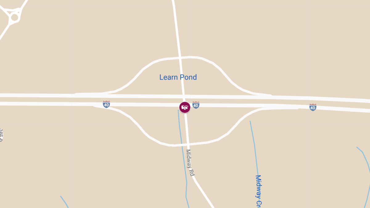 Fatal Crash on I-40 East near Midway Rd