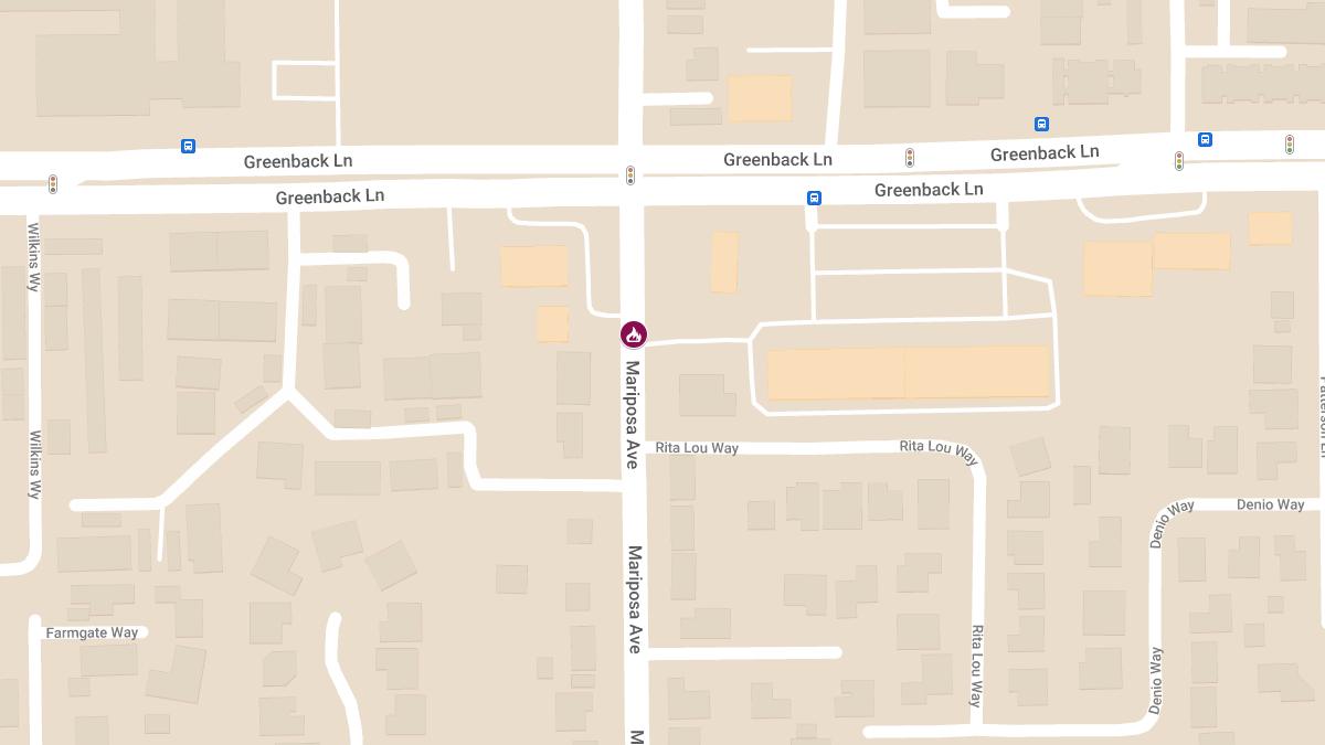 Fatal Fire Reported on Mariposa Ave Near Greenback Ln