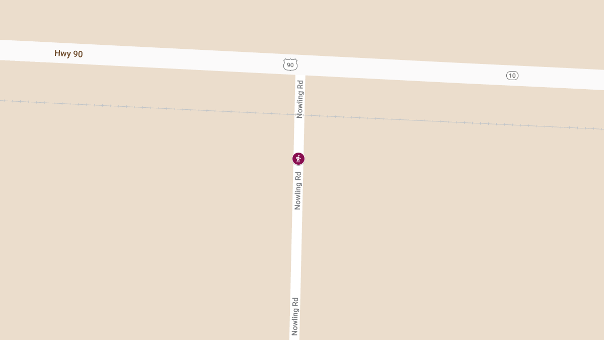 Fatal Hit-and-Run on Nowling Rd Near US Hwy 90 Claims Pedestrian’s Life