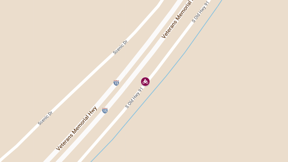 Fatal Motorcycle Accident on Old Hwy 91 Near MP 13