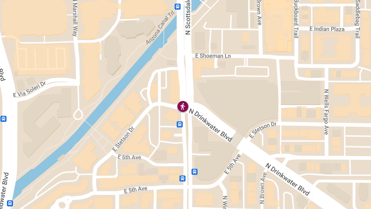 Fatal Pedestrian Accident Near Drinkwater Blvd & Scottsdale Rd