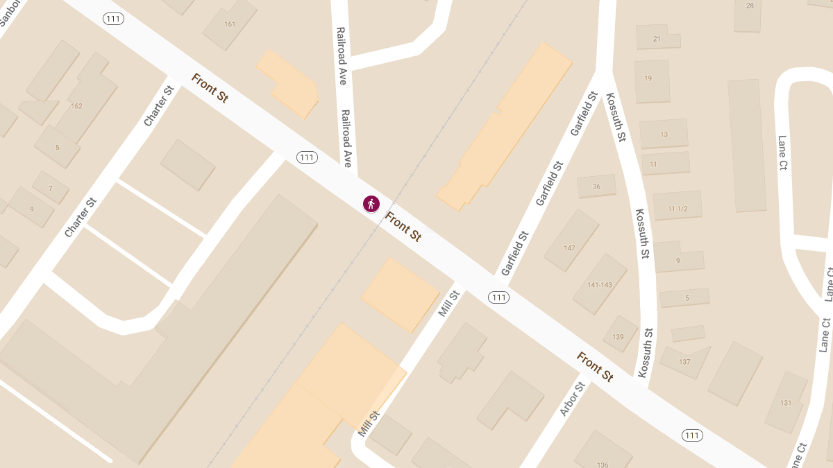 Fatal Pedestrian Accident at Front St Rail Crossing