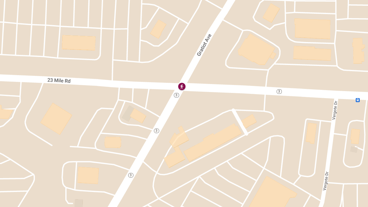 Fatal Pedestrian Accident at Gratiot Ave & 23 Mile Rd