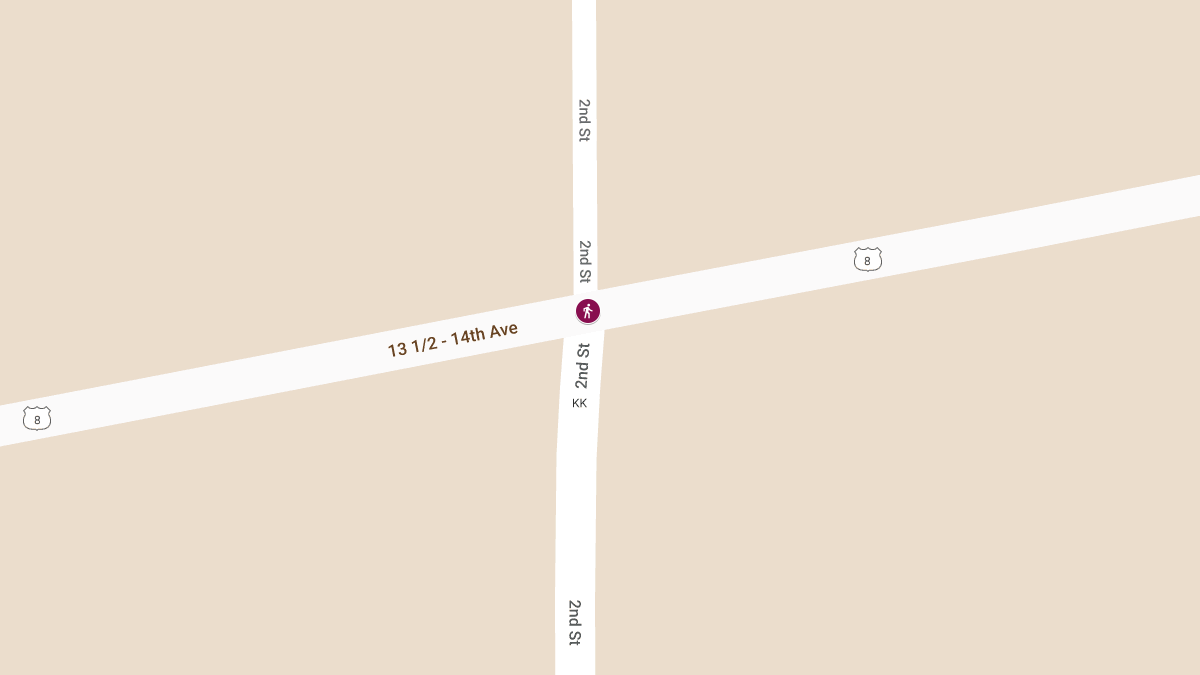 Fatal Pedestrian Accident at HWY 8 and 2nd St