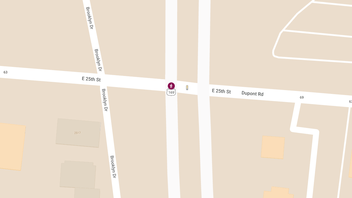 Fatal Pedestrian Accident at Hwy 169 & E 25th St