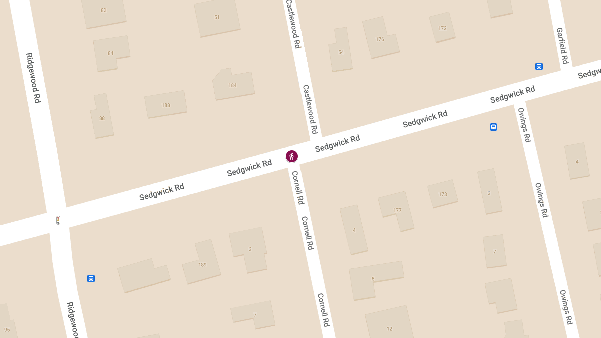 Fatal Pedestrian Accident at Sedgwick Rd & Cornell Rd