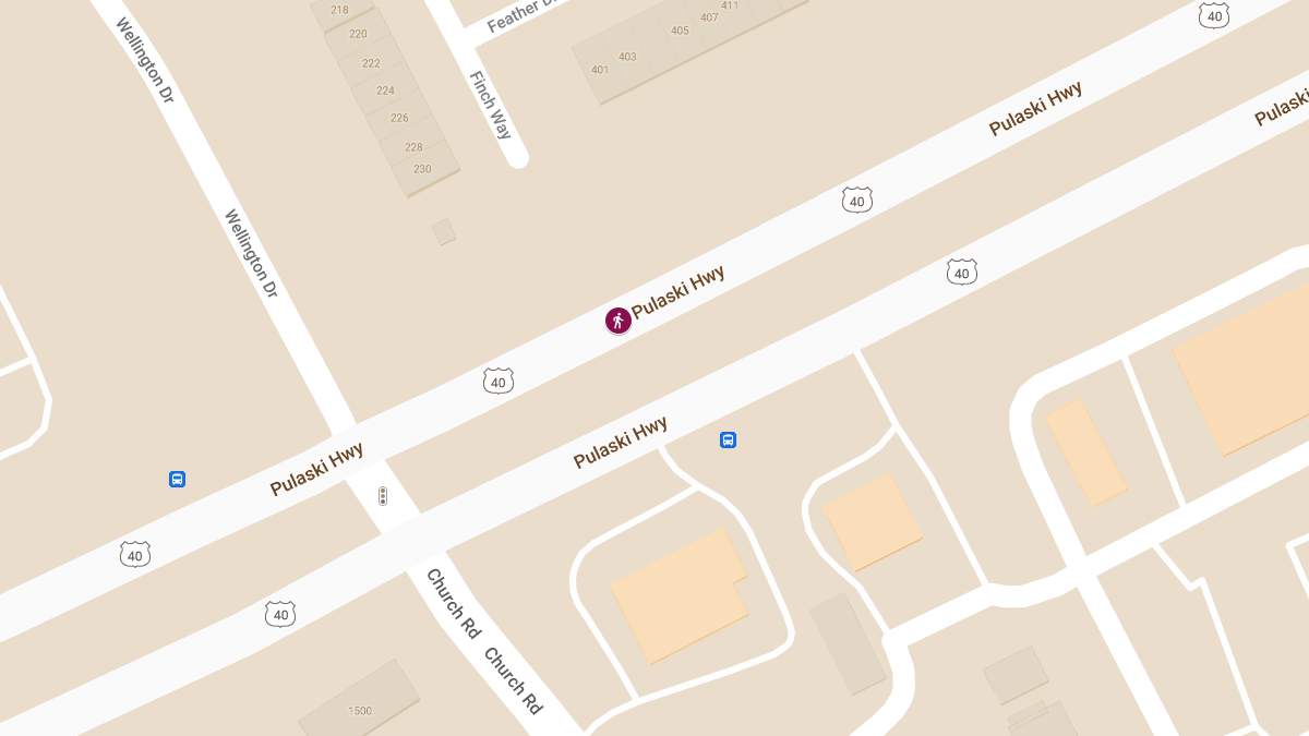Fatal Pedestrian Accident on Pulaski Highway Near Wellington Dr